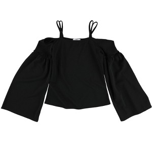 bar III Womens Textured Off the Shoulder Blouse - 1 of 2