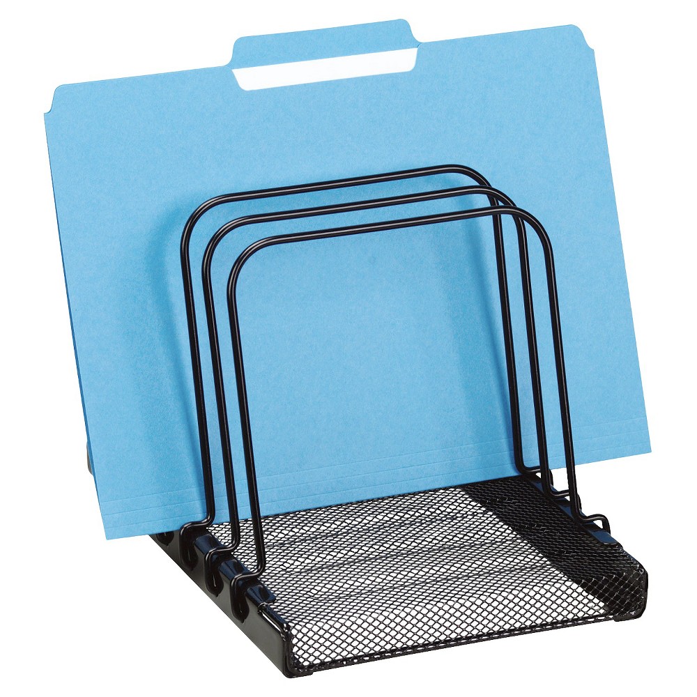 UPC 030402000247 product image for Rolodex Mesh Flip File Folder Sorter - Black | upcitemdb.com