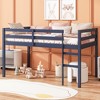 Whisen Twin Loft Bed with Ladder - 3 of 4