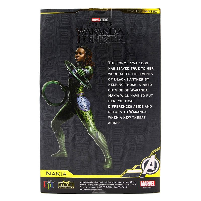 Marvel Black Panther Wakanda Forever Nakia Fashion Doll, 5 of 8