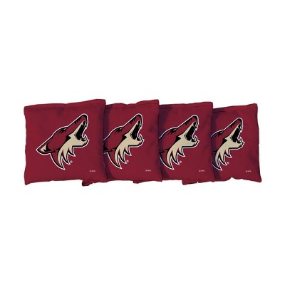 NHL Arizona Coyotes Corn-Filled Cornhole Bags Burgundy - 4pk