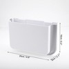 Unique Bargains Car Trash Can W/ Hook Foldable Portable Front Rear Seats Trash Bin 1 Pc - 3 of 4