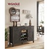 VASAGLE Farmhouse Buffet Cabinet with Detachable Wine Rack, Sideboard Cabinet with Adjustable Shelves - 2 of 4