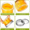 Acekool 16 Pack Mini Mason Jars, 4oz Glass Canning Jars with Lids and Bands, Small Jars for Jam, Honey, Spice, DIY & Decor - 3 of 4