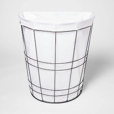 Photo 1 of Metal Wire Basket with Fabric - Room Essentials