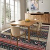 Machine Washable Modern Area Rug for Dorm Home Flower Contemporary Bedroom Floral Accent Carpet - 2 of 4