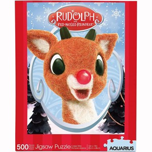 Aquarius Puzzles Rudolph the Red-Nosed Reindeer Collage 500 Piece Jigsaw Puzzle - 1 of 3