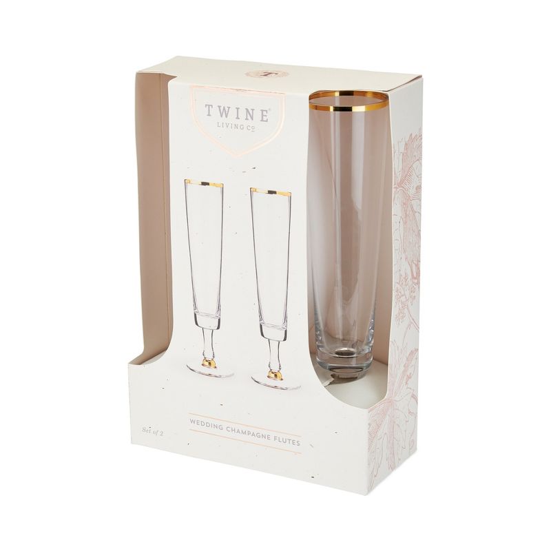 Wedding Champagne Flute Set by Twine Living®, 4 of 6