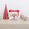 C&F Home 8" x 8" Happy Santa Claus Small/Petite Christmas Hooked Accent Throw Pillow - 3 of 4