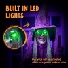Joyfy 72’’ Halloween Outdoor Decoration, Scary Standing Witch with Cauldron Animated Decor for Yard Lawn Garden Outdoor Indoor and Haunted House - 2 of 4