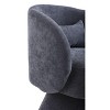 CAVINAS Fabric Swivel Chair, Accent Chair with Hidden 360° Swivel Base, Round Barrel Chair, Armchair for Living Room Bedroom - 4 of 4