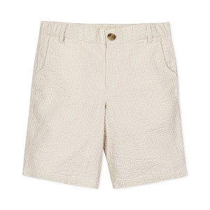 Hope & Henry Boys' Organic Cotton Seersucker Short, Toddler - 1 of 4