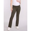 Women's Roll Over Waistband Flare Legging | Motherhood Maternity - 3 of 4