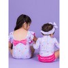 RuffleButts Girls UPF50+ Butterfly One Piece Swimsuit - 4 of 4