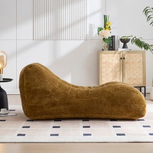 KWPZQEB Bean Bag Sofa Chair, Creative Lazy Chair with High-Quality Sponge, Curved Chaise Lounge Chairs Sofas Couch for Living Room, Bedroom - 1 of 4