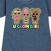 Girls' - LOL Surprise! - U Glow Girl Graphic Short Sleeve Fleece Dress - 2 of 4