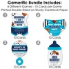 Big Dot of Happiness Go, Fight, Win - Sports - 4 Baby Shower Games - 10 Cards Each - Gamerific Bundle - 3 of 4