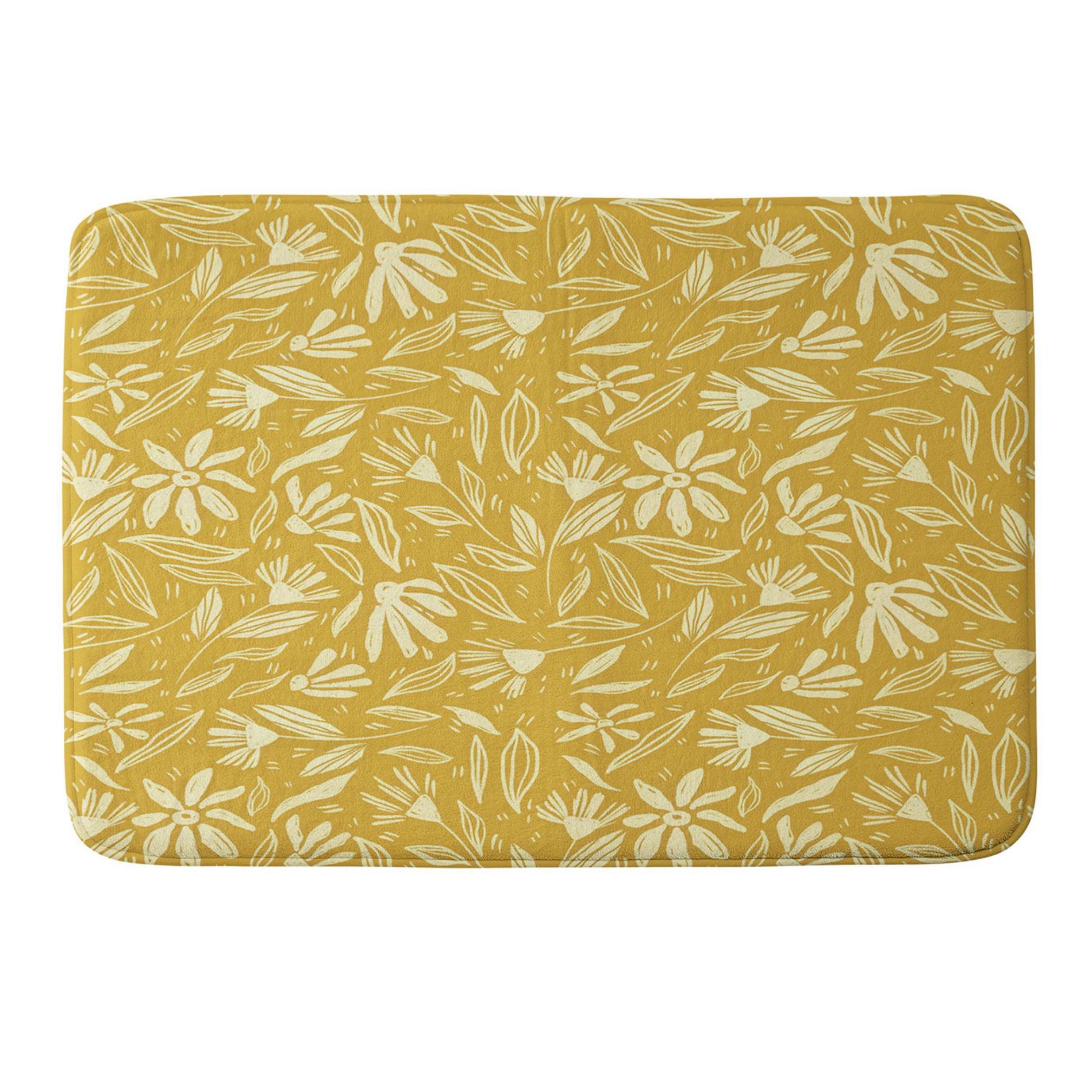 Deny Designs Rosebudstudio Fall Mornings Memory Foam Bath Mat