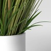 25" x 15" Artificial Onion Grass Arrangement in Ceramic Pot - Threshold™: Indoor Faux Foliage Decor - image 3 of 4