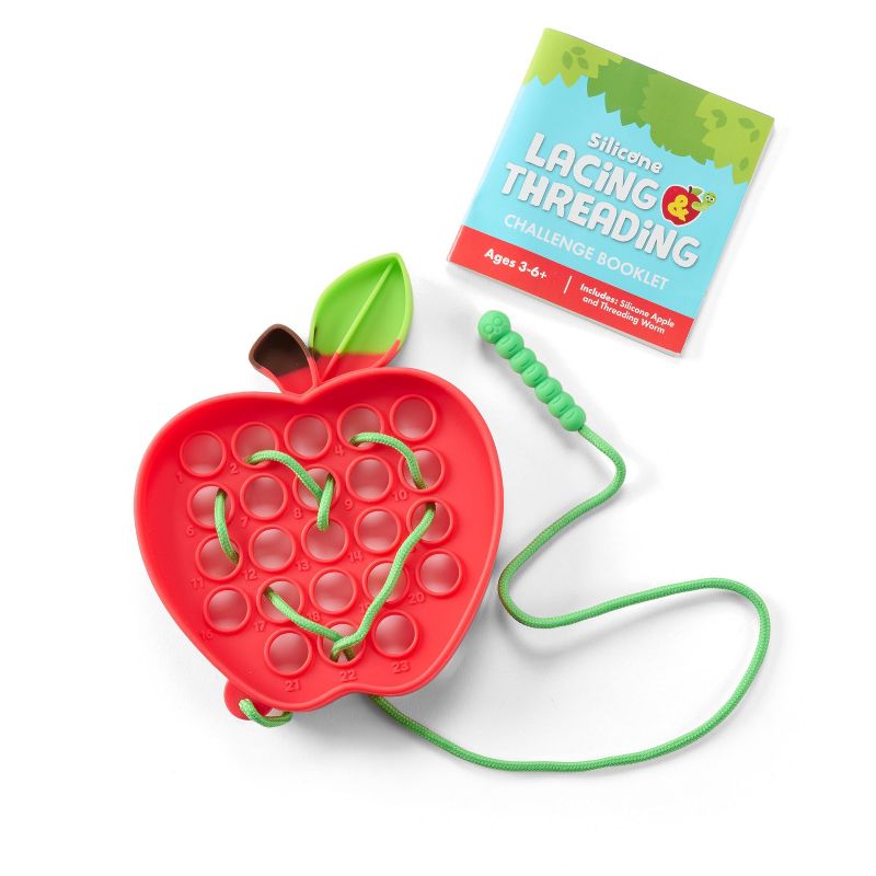 Chuckle &#38; Roar Silicone Lacing Apple, 4 of 13