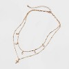 Cross Charm Multi-Strand Necklace - Wild Fable™ Gold - 3 of 4