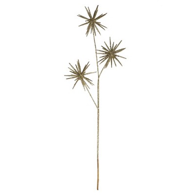 Northlight 24" Gold Glittered Starburst Artificial Christmas Spray