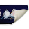 Stupell Industries Perched Trio of Song Birds Printed Plush Bathroom Floor Mat, design by Lorenzo Collective - 2 of 4