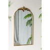 Grungis Arched Wall Mirrors with Metal Frame,Decorative Dressing Wall-Mounted Decor Mirror for Bathroom,Living Room - 2 of 4