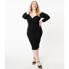 Unique Vintage Women's Plus Shailene Pencil Dress - 3 of 4
