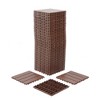 GlasFlength Carpet Tiles 44 Pack 12" Interlocking Deck Tiles, Grain Pattern Waterproof Outdoor Flooring for Patio Balcony, Brown, 12"*12"*0.8" - 4 of 4