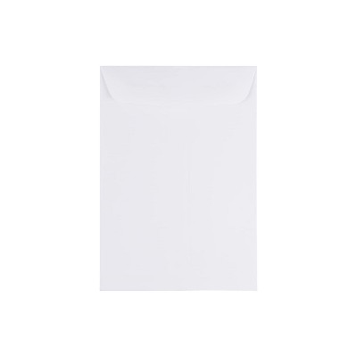 JAM Paper 7 x 10 Open End Catalog Envelopes White 1623194