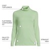 Lands' End Women's Lightweight Jersey Skimming Long Sleeve Turtleneck - 4 of 4