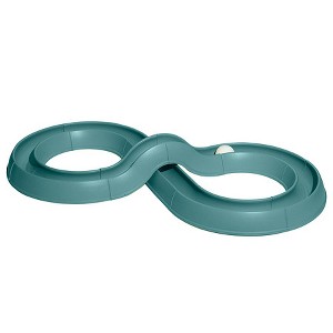Coastal Pet Turbo Track Cat Toy - Cat Ball Toy & Racetrack - Easy Assembly - Slate Blue (1 Pack) - 1 of 4