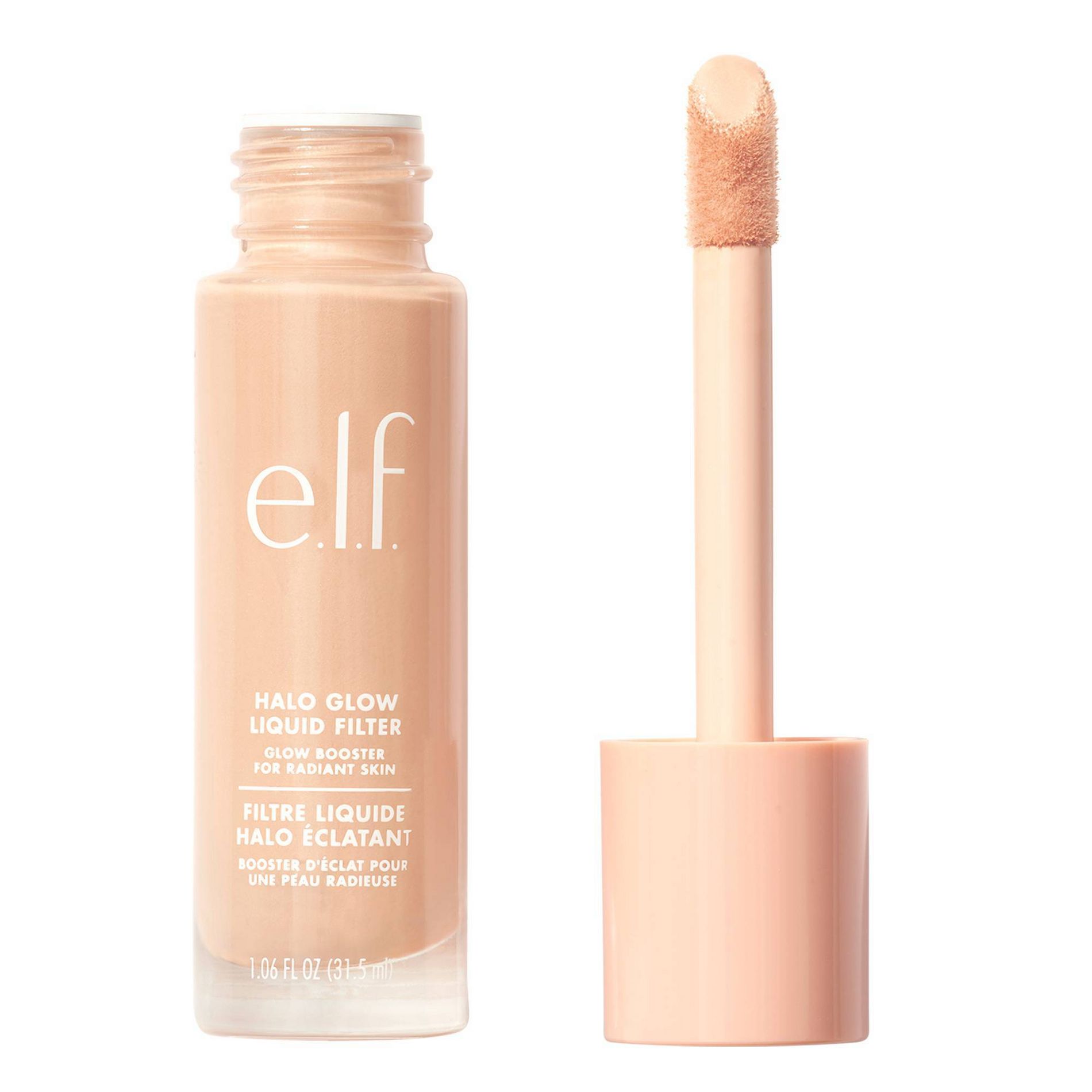 e.l.f. Halo Glow Liquid Filter Highlighter - 1 Fair - 1.06 fl oz: Smoothing, Brightening, Vegan, Paraben-Free