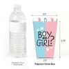 Big Dot of Happiness Baby Gender Reveal - Team Boy or Girl Party Favor Popcorn Treat Boxes - Set of 12 - 3 of 4