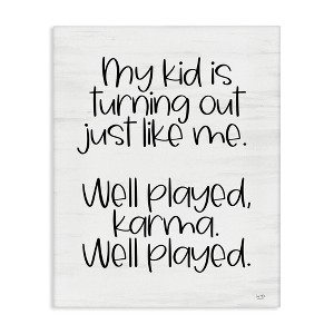 Stupell Industries Kid Karma Phrase Canvas Wall Art - 1 of 4