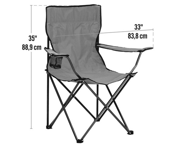 Quik Chair Folding Chair - Red