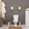 Evideco French Home Goods Modern Toilet Brush and Holder Set with Bamboo Lid - 2 of 4