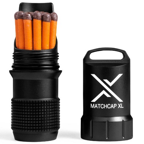 Exotac Matchcap Xl Waterproof Match And Striker Case - Black : Target