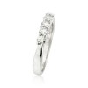 Ross-Simons 0.50 ct. t.w. 5-Stone Diamond Wedding Ring in 14kt White Gold Size 8.5 - 3 of 4