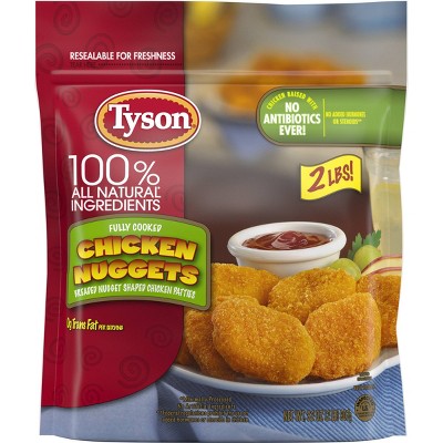 Tyson All Natural Frozen Chicken Nuggets 32oz Target