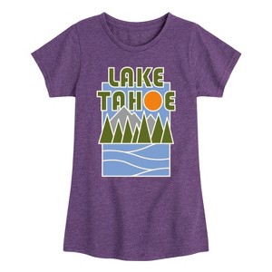 Girls' - Instant Message - Lake Tahoe Fitted Short Sleeve Graphic T-Shirt - 1 of 4