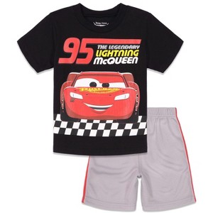 Disney Lion King Cars T-Shirt and Mesh Shorts Outfit Set Little Kid to Big Kid - 1 of 4