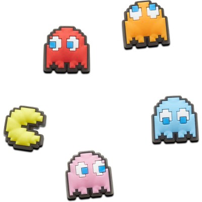 Crocs Jibbitz Pac Man Video Game Shoe Charms 5pk