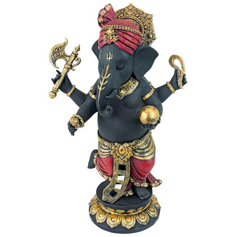 Design Toscano Standing Lord Ganesha Elephant God Abhanga Hindu Statue, 2 of 7