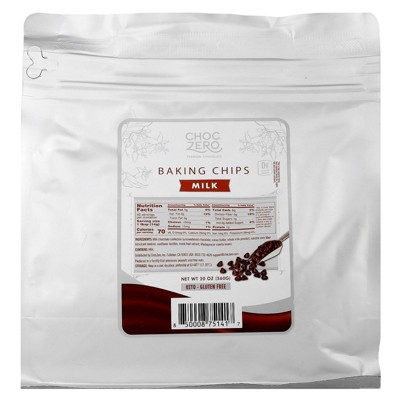 ChocZero Baking Chips, Milk, 20 oz (560 g)