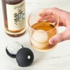 Viski Ice Mold, Sphere Shaped Ice Cupe Maker, Large Ice Cube for Cocktails, DIY, Bath Bombs, and Chocolates, 2 Inch, Black - 3 of 4