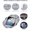 Travel Duffle Bag with Shoe Compartment, 3Pcs Set for Women, Weekender Overnight, Gym, and Hospital Bag with Toiletry - 3 of 4