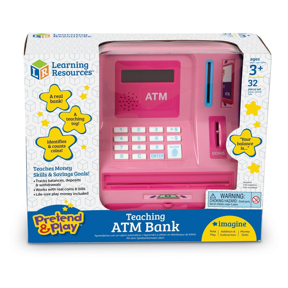 UPC 765023926255 product image for Learning Resources Pretend & Play Teaching ATM Bank | upcitemdb.com