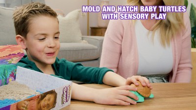 Eco-Friendly Kinetic Sand Turtle Beach Play Set